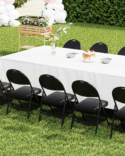Giantex  Folding Chair with Metal Frame for Indoor Outdoor