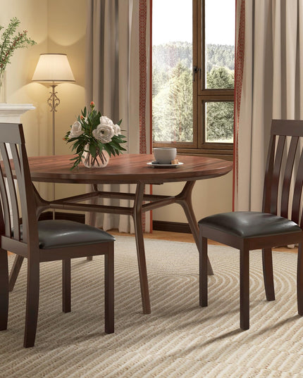 Giantex Wood Dining Chair, Mid Century Dining Side Chairs for Kitchen, Dining Room, Restaurant