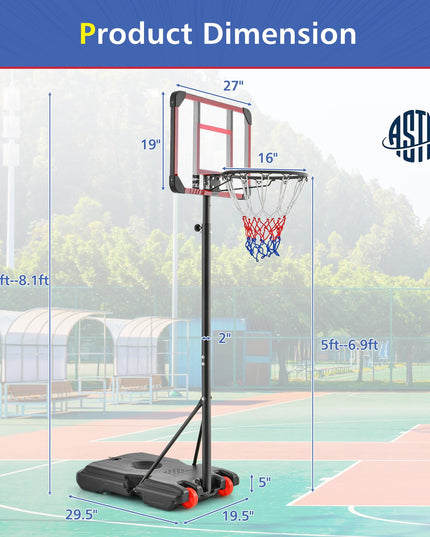 Giantex Portable Basketball Hoop