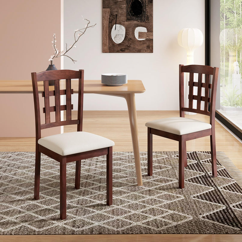 Giantex Wooden Dining Chairs Set of 2/4