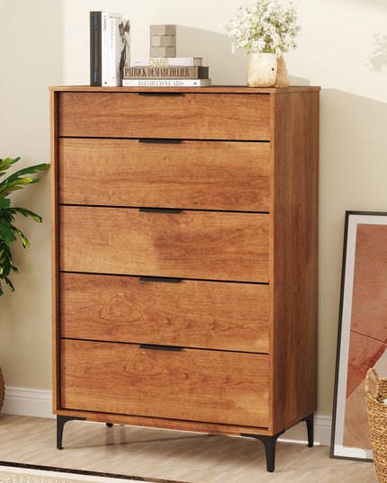 Giantex Wooden Storage Cabinet with Anti-Tip Kit & Sturdy Metal Legs