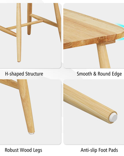 Giantex Wood Dining Chairs Set