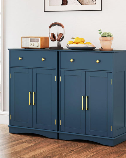 Giantex Bathroom Storage Cabinet with Drawers & Doors