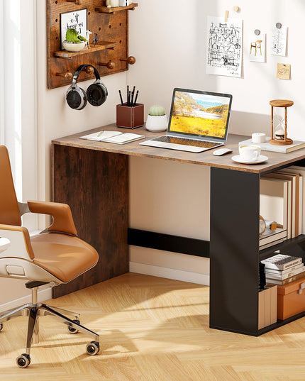 Giantex Petit Bureau avec Étagère pour Chambre à Coucher