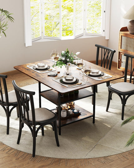Table à manger Giantex 47 pouces pour 4 à 6 personnes
