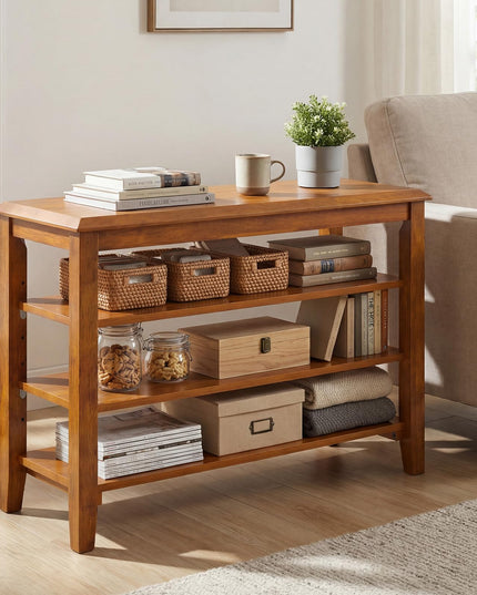 Giantex Mid-Century Modern Shoe Storage Bench for Entryway