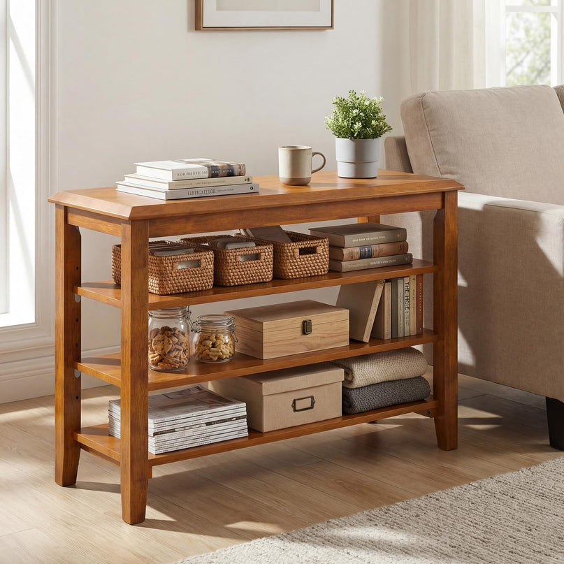 Giantex Mid-Century Modern Shoe Storage Bench for Entryway