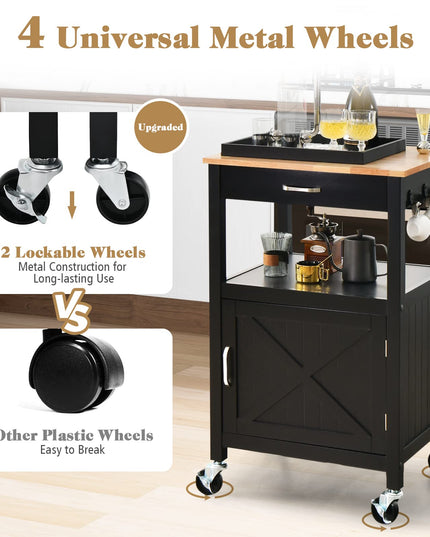 Giantex Kitchen Cart with Storage