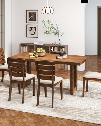 Giantex Wooden Dining Chairs Set for Living Dining Room