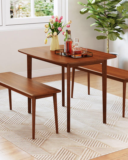 Giantex 43" x 31" Dining Table with Rubber Wood Legs
