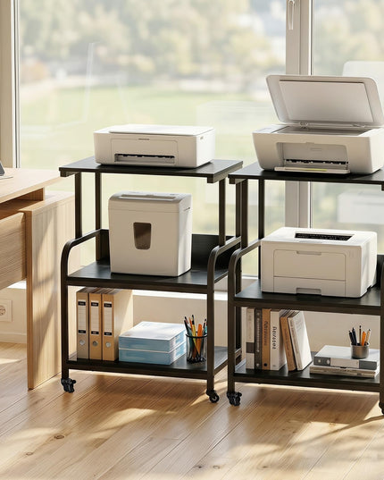 Giantex Rolling Printer Stand with Adjustable Storage Shelf