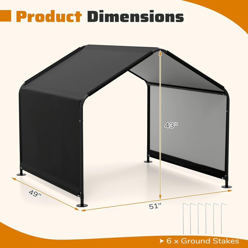 Giantex Outdoor Dog House Shade Shelter Canopy