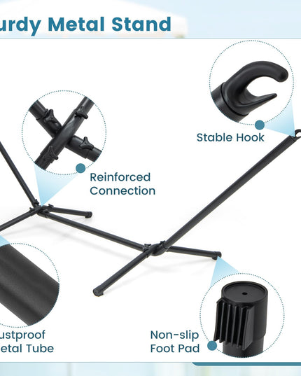 Hamac Giantex 10,5 pi avec support