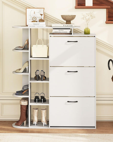 Meuble à chaussures Giantex avec 3 tiroirs basculants pour entrée