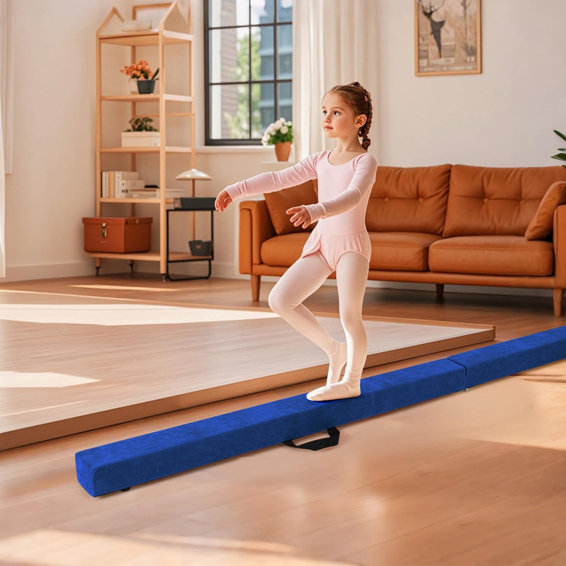 Giantex 9FT Balance Beam Folding Gymnastics Beam