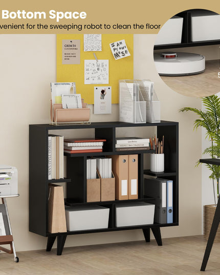 Giantex 3 Tier Geometric Bookshelf