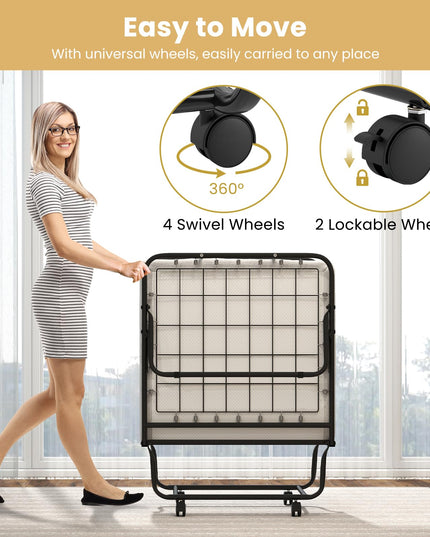 Giantex Folding Bed with Mattress for Adults