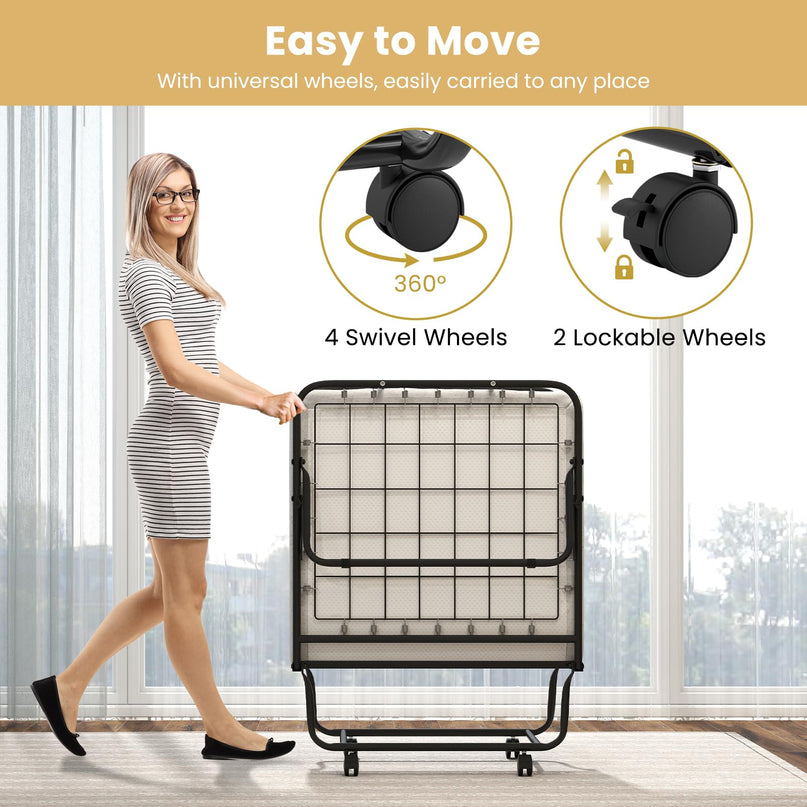 Giantex Folding Bed with Mattress for Adults