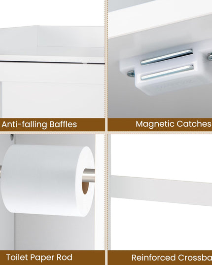 Giantex Over The Toilet Storage Cabinet for Bathroom & Laundry Room
