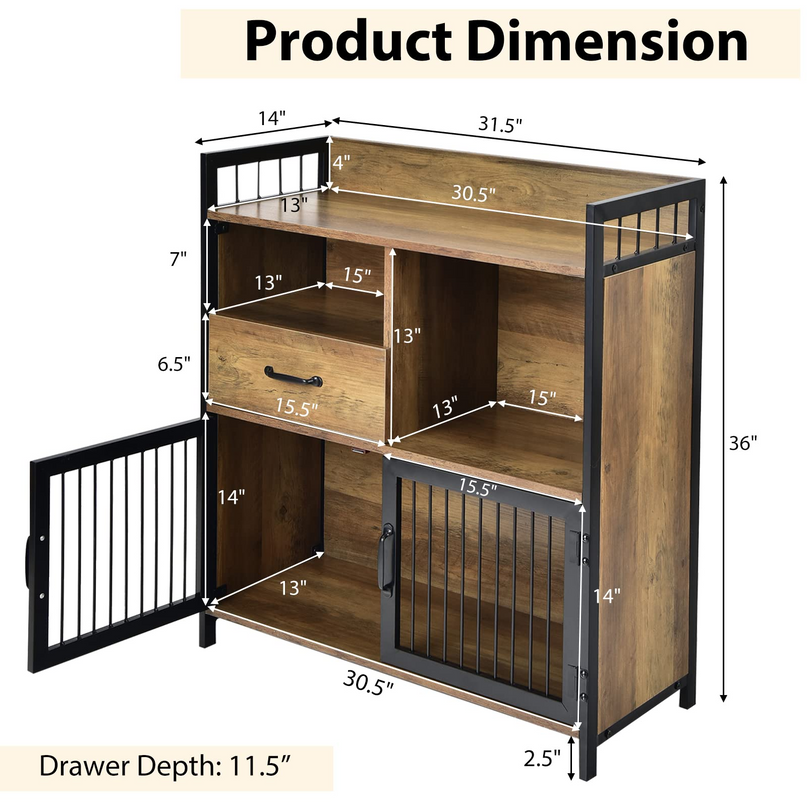 Giantex Buffet Cabinet with Storage, Kitchen Sideboard