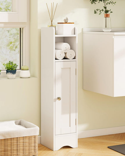 Giantex Small Bathroom Storage Cabinet with Door & Adjustable Shelves