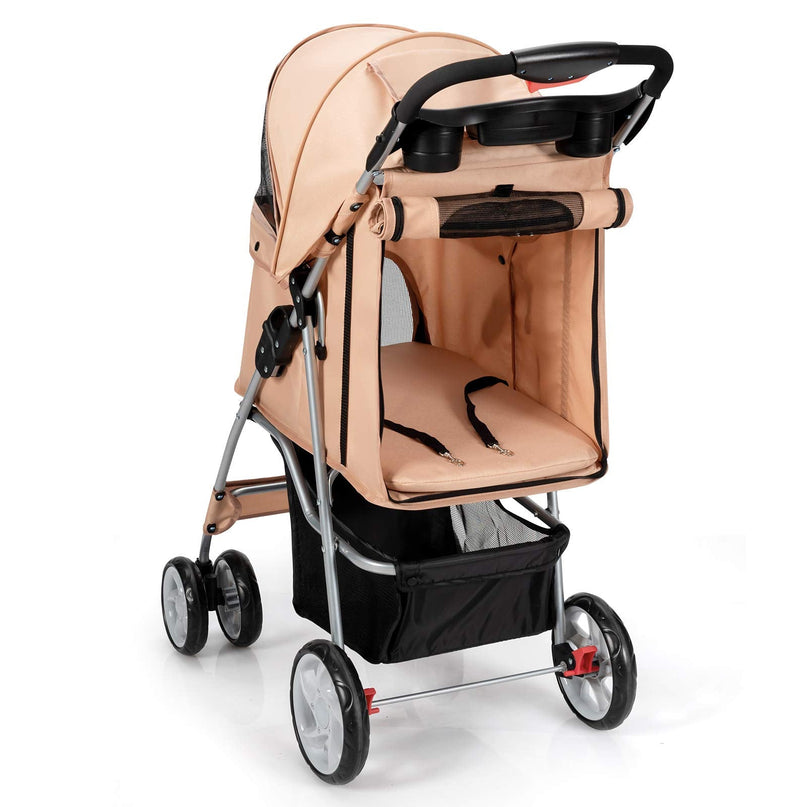 Pet Stroller for Small Medium Dogs Cats Puppy - Giantex
