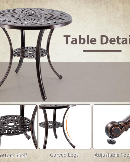 Giantex 31” Patio Bistro Table