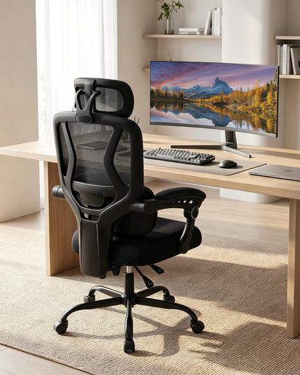 GIANTEX Mesh Office Chair Ergonomic Computer Desk Chair w/Lumbar Support
