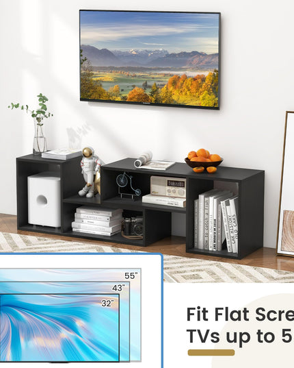 Giantex Bookshelf TV Stand for TVs up to 55"