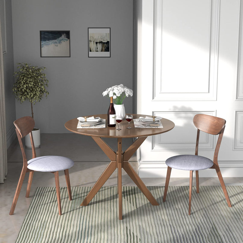 3 Piece Dining Table and Chair Set - Giantex