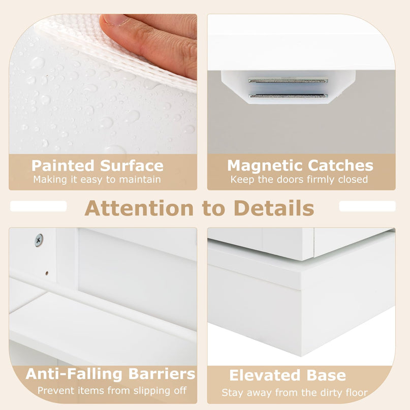 Giantex 41" Kitchen Pantry Cabinet
