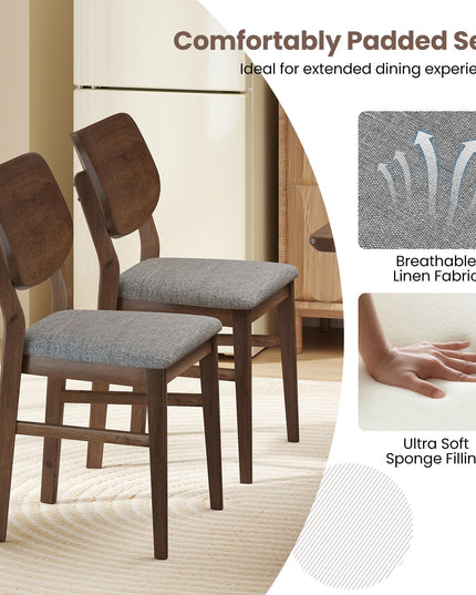 Giantex Wooden Dining Chairs Set