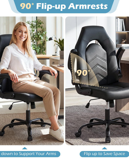 Giantex  Rolling Executive Gaming Chair with Wheels