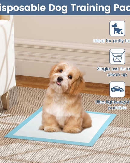 Giantex 300 Count 45 x 33 cm Puppy Training Pads for Small Dogs & Puppies