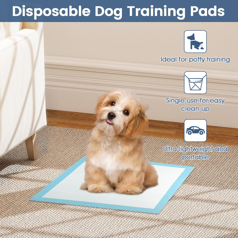 Giantex 300 Count 45 x 33 cm Puppy Training Pads for Small Dogs & Puppies