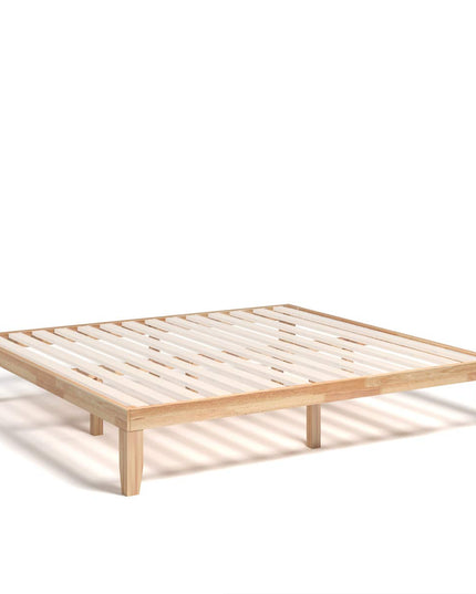 No Box Spring Needed 14 Inch Solid Wood Platform Bed Frame