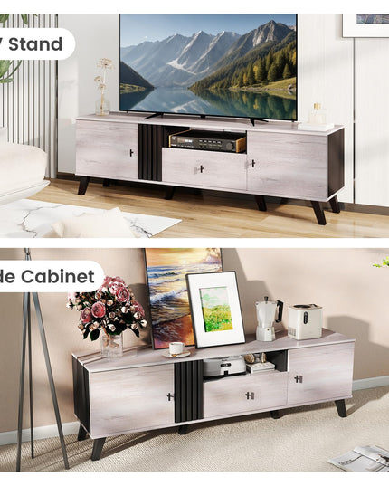 Giantex Modern TV Stand for 65-80 Inch TV