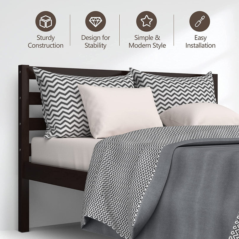 Giantex Wood Platform Bed Frame No Spring Needed Bed Mattress Foundation