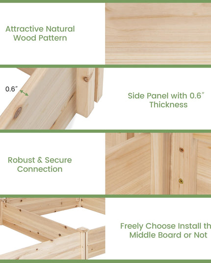 Giantex Raised Garden Bed with Trellis