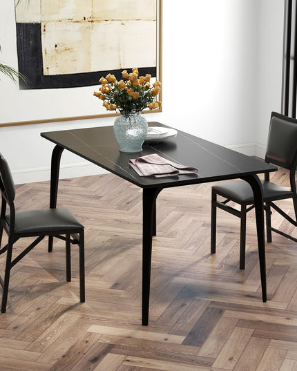 Metal Folding Chair Dining Chairs Home Restaurant Furniture - Giantex