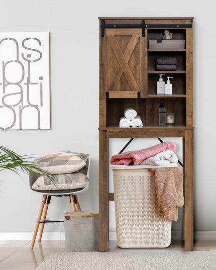 Giantex Over The Toilet Storage Cabinet - Freestanding Toilet Rack