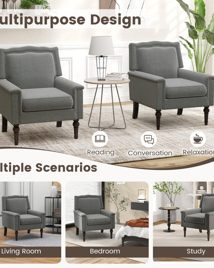 Giantex Mid-Century Modern Accent Chair