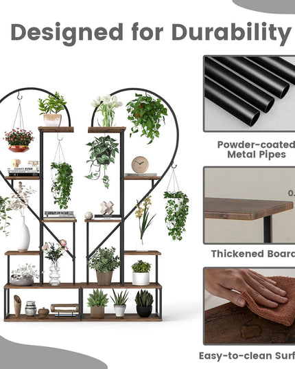 Giantex 6 Tier Tall Plant Stand Indoor for Living Room Balcony