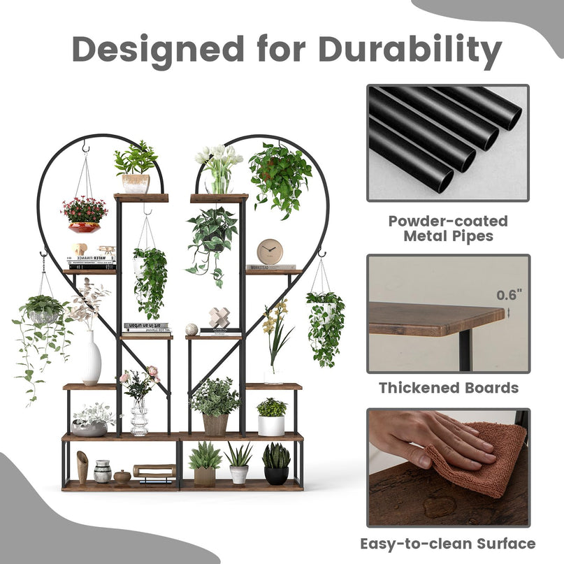Giantex 6 Tier Tall Plant Stand Indoor for Living Room Balcony