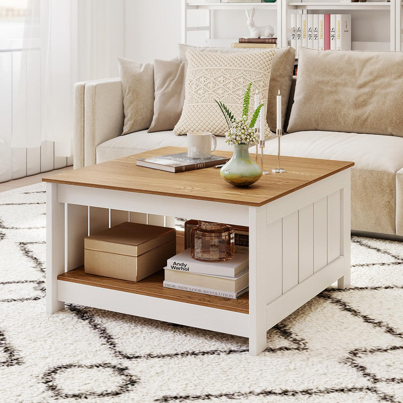 Giantex Farmhouse Coffee Table