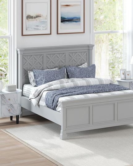 Giantex 2-Drawer Modern Faux Marble Bedside Table with Storage for Small Space