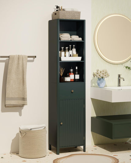 Giantex 67" Tall Bathroom Cabinet for Small Spaces