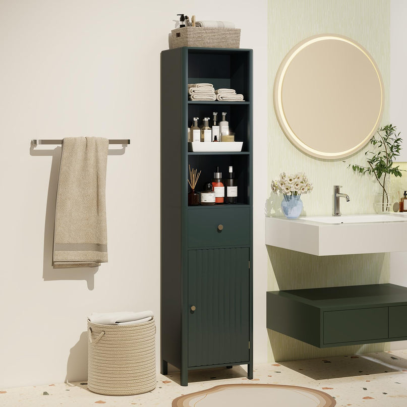 Giantex 67" Tall Bathroom Cabinet for Small Spaces