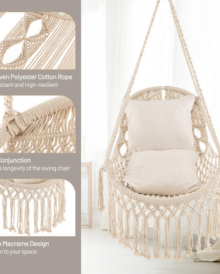 Giantex Macrame Swing Chair
