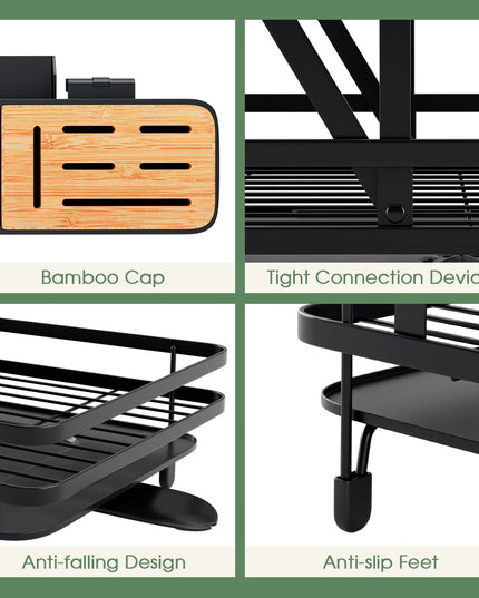 Giantex Collapsible Drying Rack & Drainboard Set